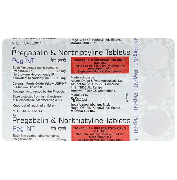 peg nt tablet 15's
